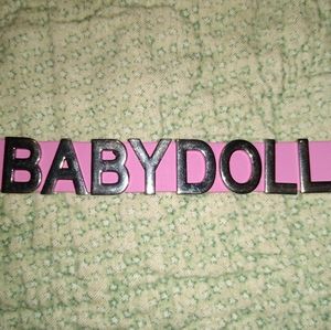 Kawaii Lolita ddlg pink choker